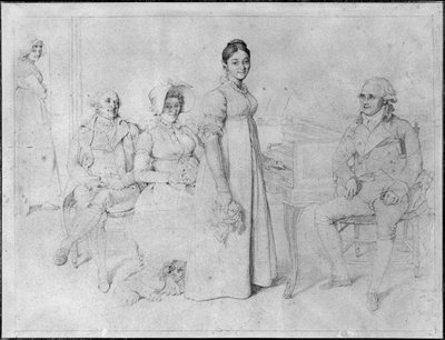 The Forestier Family by Jean Auguste Dominique Ingres